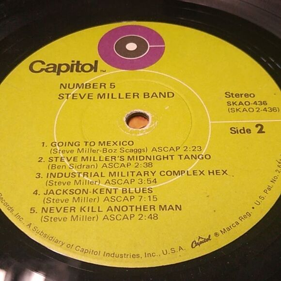 Steve Miller Band 'Number 5' Vinyl Record - Picture 10 of 10